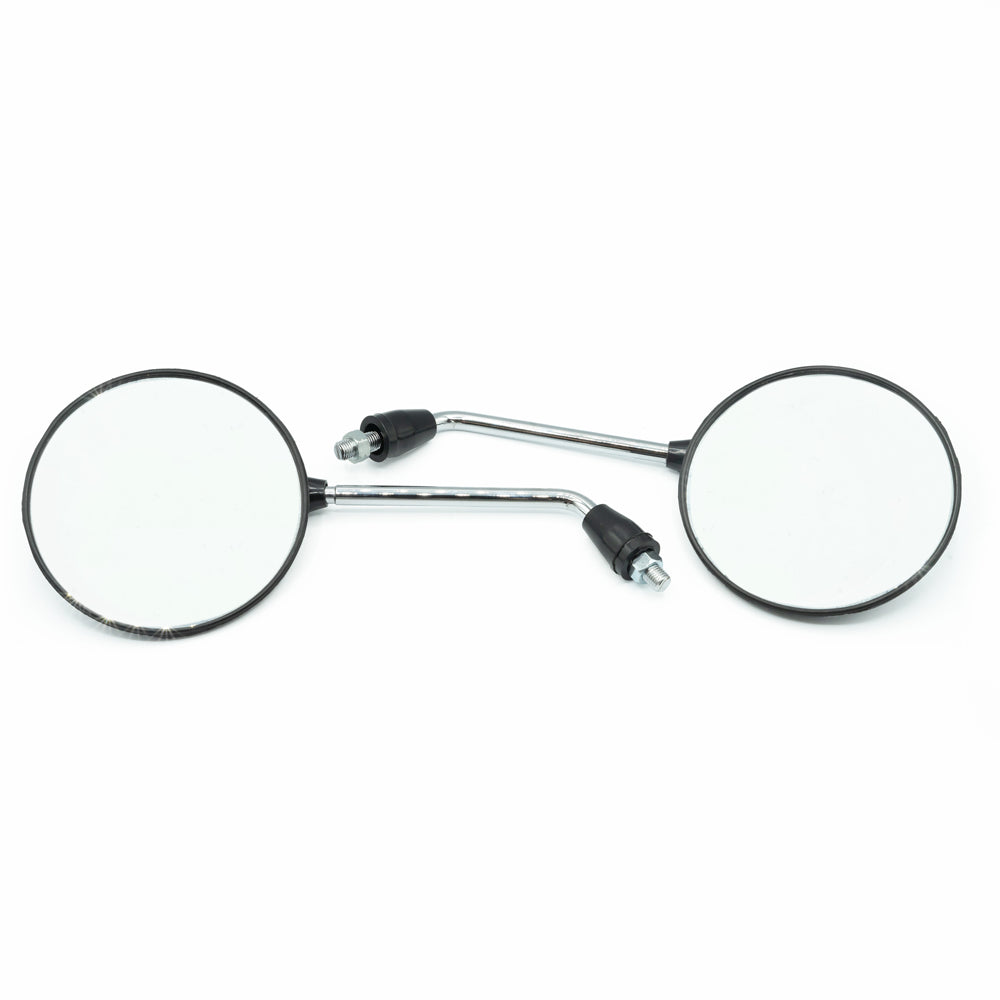JGO ESPEJOS REDONDO D-RI/I-RD 10MM BOXER100 BASTON CROMADO