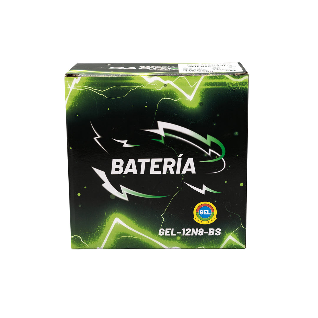 BATERIA 12N9-BS PLUS PX 150/PULSAR 180-II-UG/PULSAR 200/PULSAR 220/CM200/JH150/XY200 SUPERBIKE/TVS-180-APACHE /TVS-200-APACHE