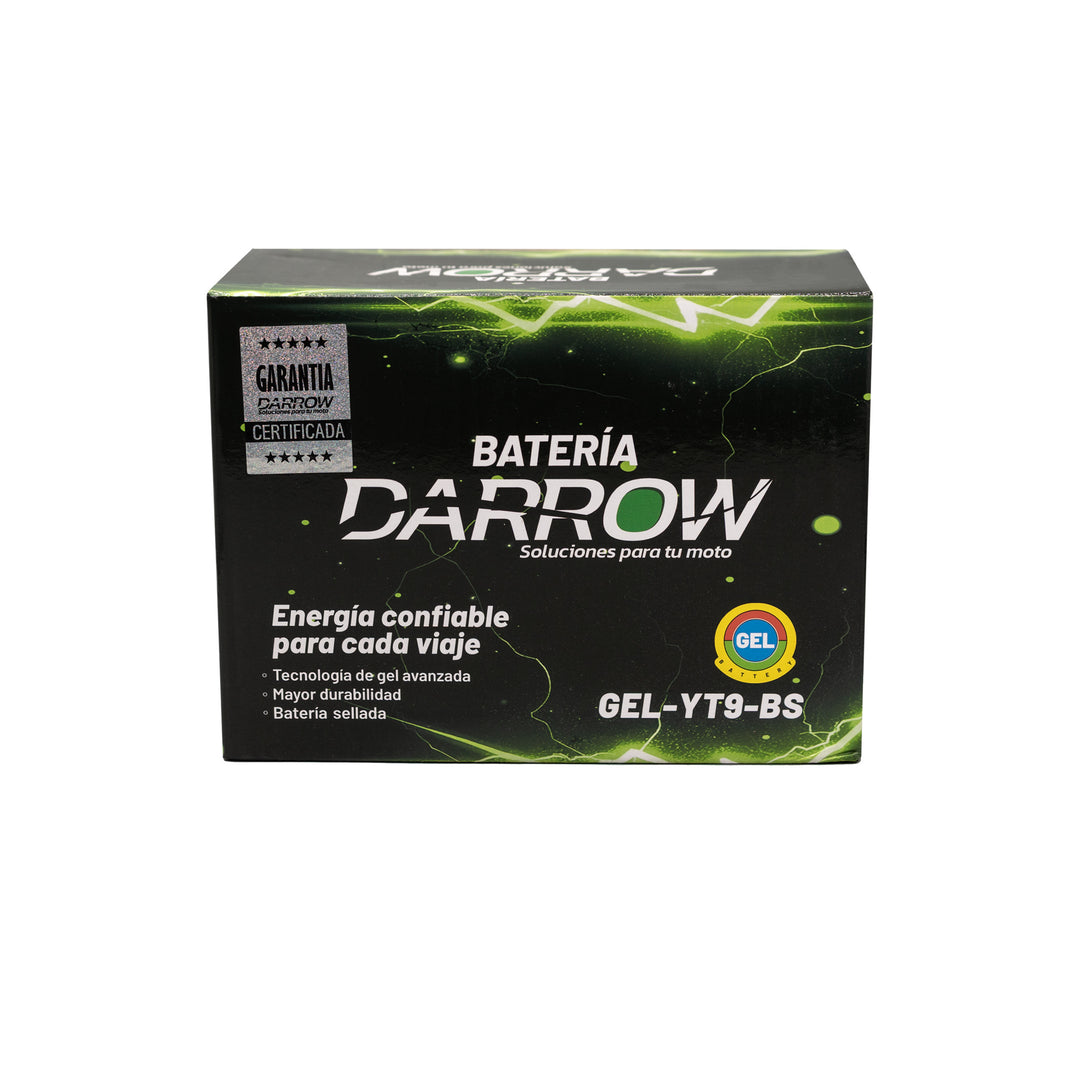 BATERIA YT9-BS AK200 XM M.N./AK235/AY200/AY 250/PULSAR NS 200/DOMINAR-250/DOMINAR 400/TRX400/XR650L/200 DUKE/250 DUKE/390 DUKE/YZF R6/TT 660RE/XT660R-X/YFM700R RAPT0Rv