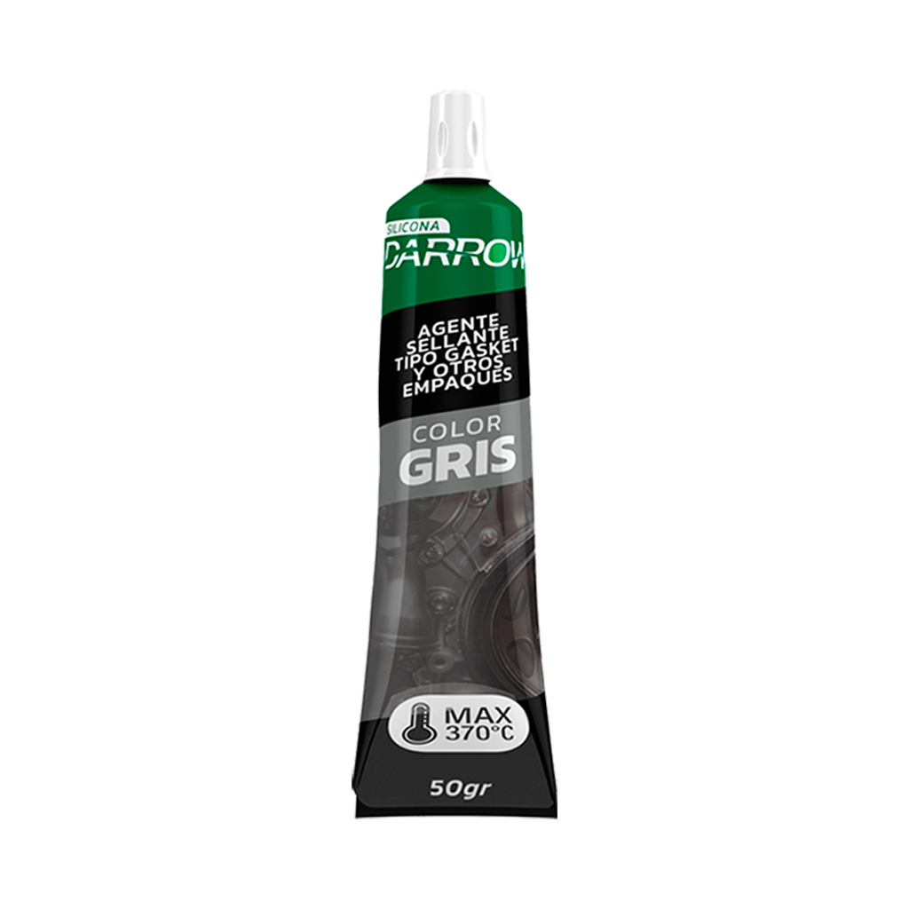 SILICONA AUTOMOTRIZ GRIS NEUTRA 50 GR UND