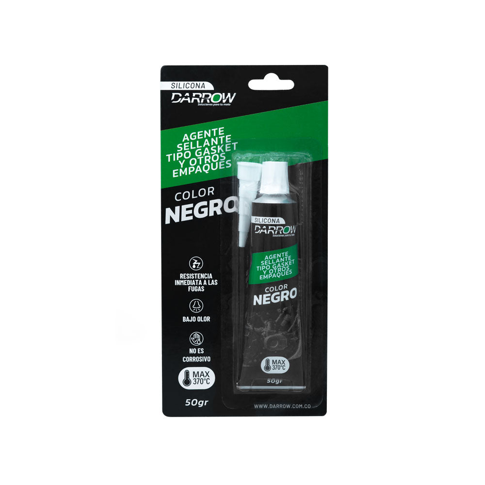SILICONA AUTOMOTRIZ NEGRA NEUTRA 50 gr