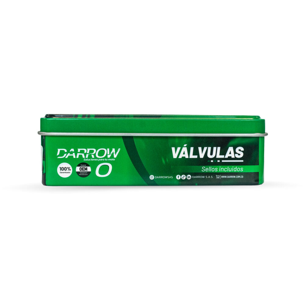 KIT VALVULAS ADM Y ESC BW125X CON SELLOS